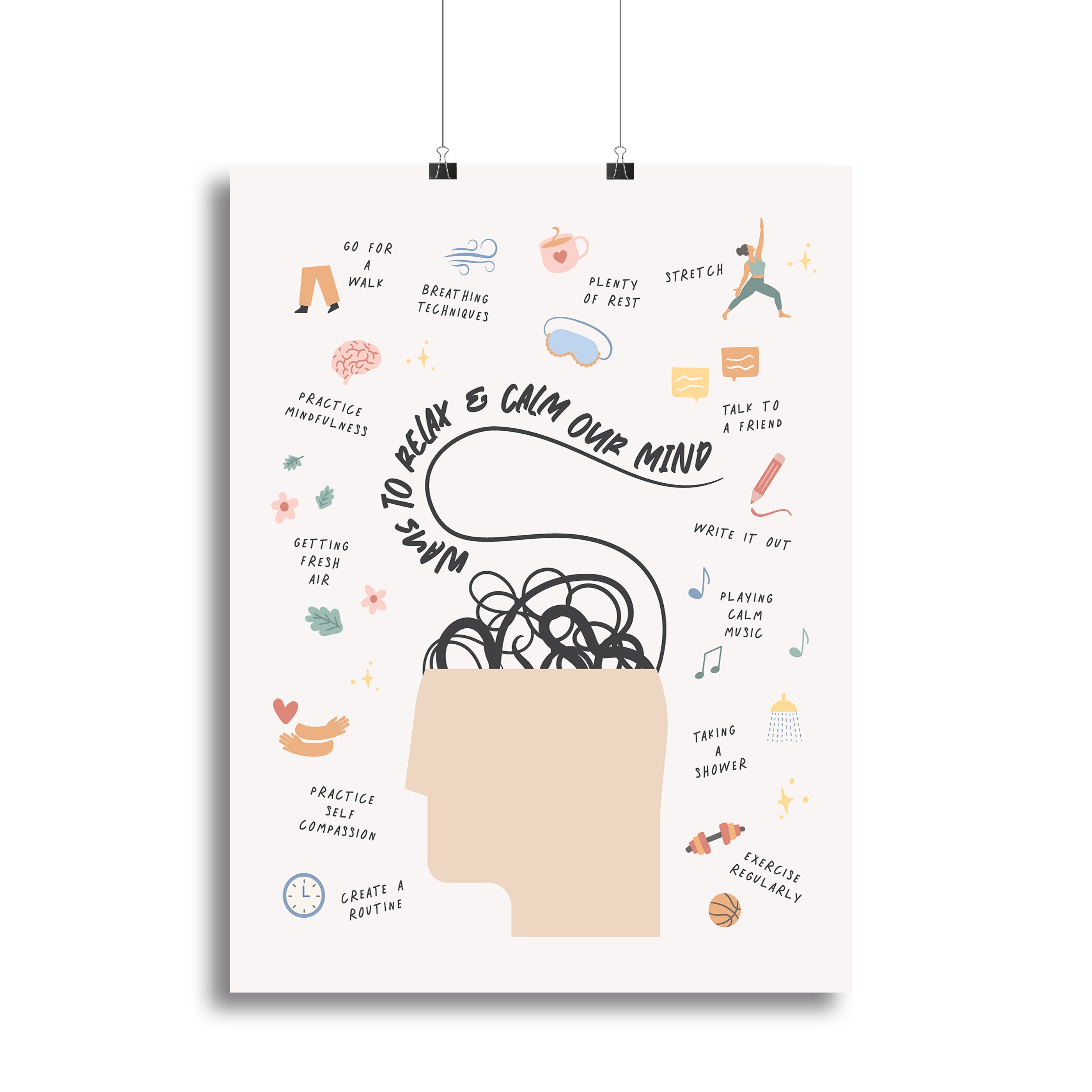 Way To Calm Mind Canvas Print or Poster - Canvas Art Rocks - 2