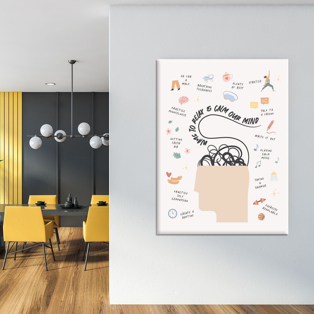 Way To Calm Mind Canvas Print or Poster - Canvas Art Rocks - 4