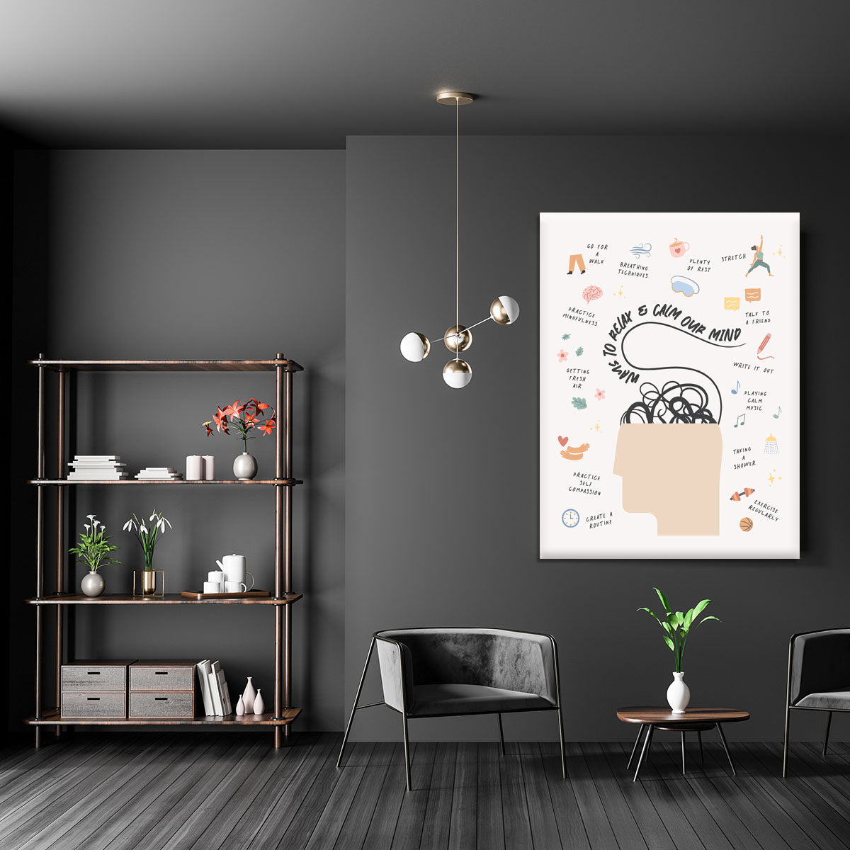 Way To Calm Mind Canvas Print or Poster - Canvas Art Rocks - 5