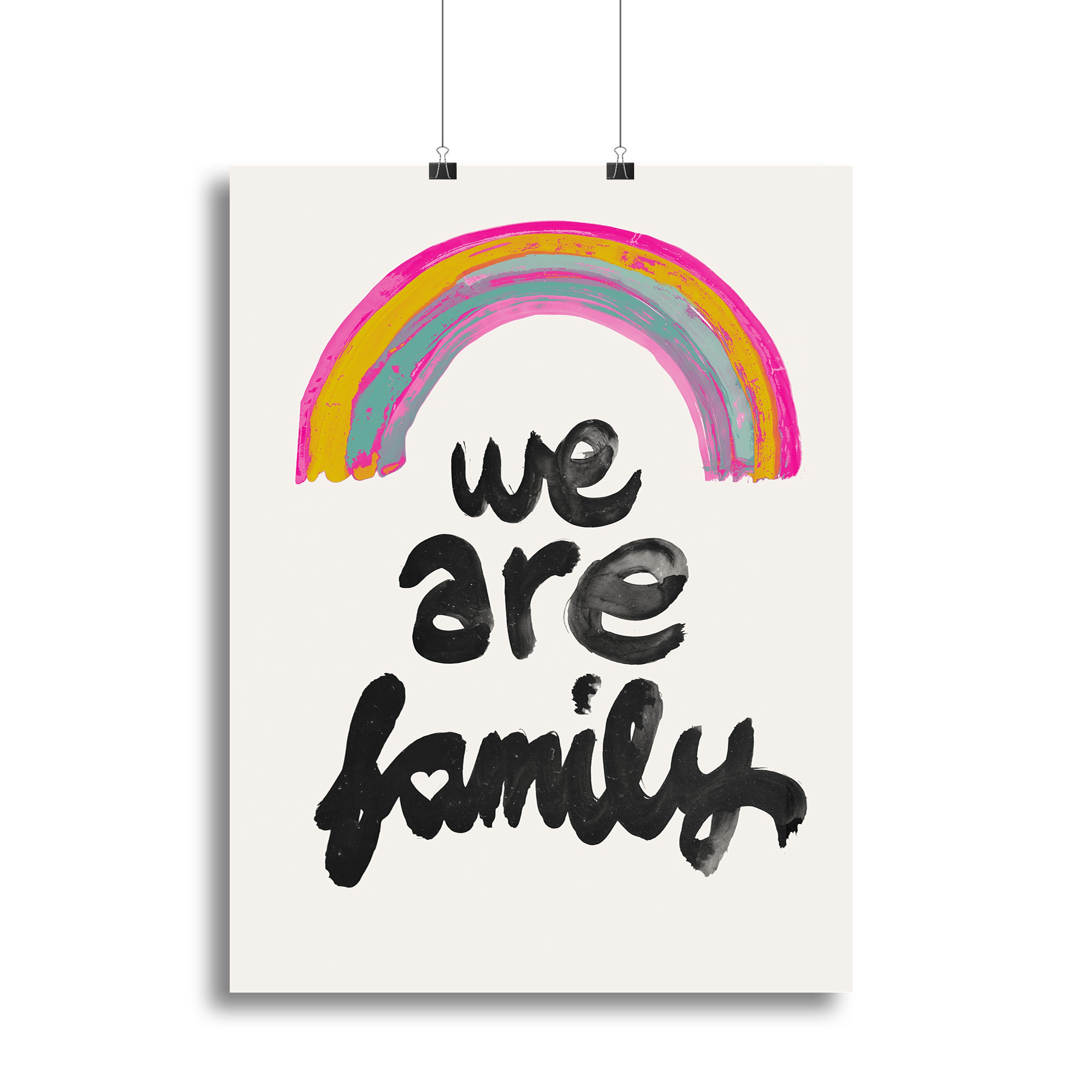 We Are Family Canvas Print or Poster - 1x - 2