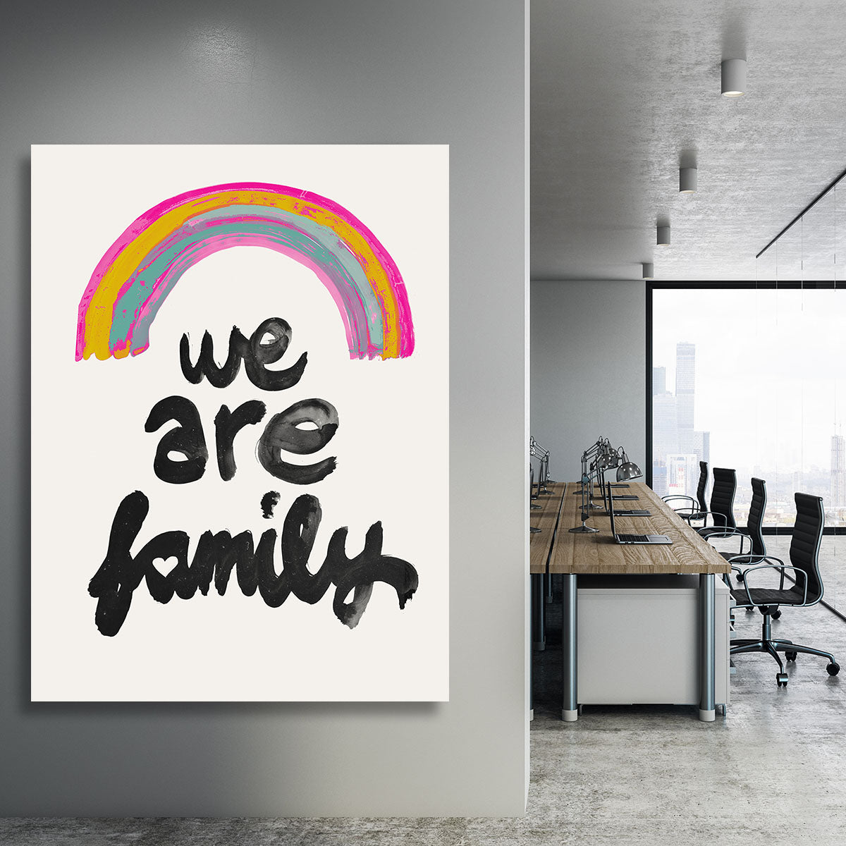 We Are Family Canvas Print or Poster - 1x - 3