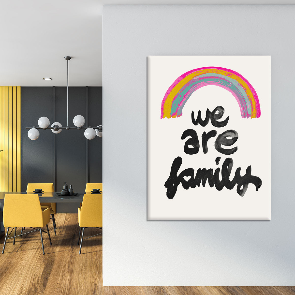 We Are Family Canvas Print or Poster - 1x - 4