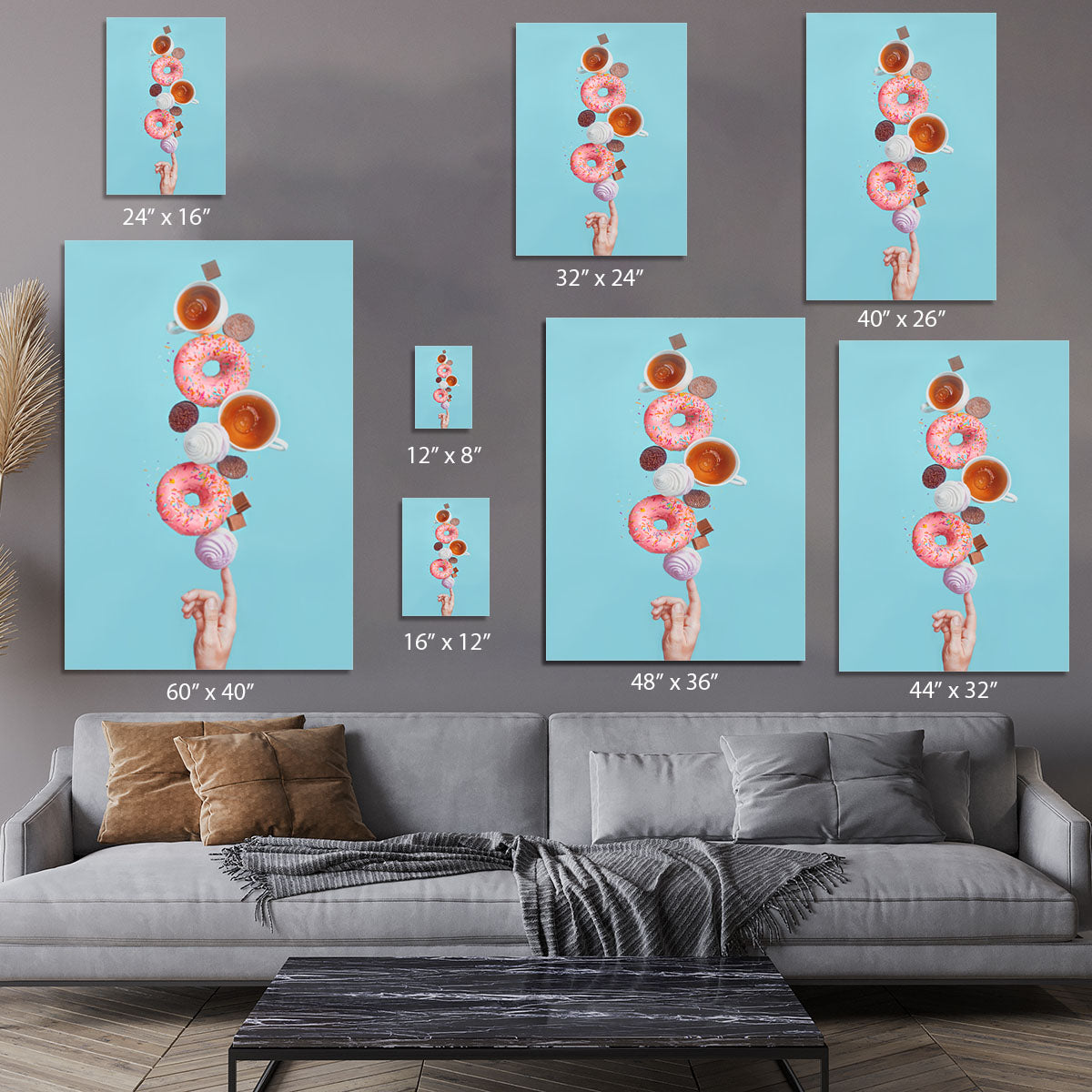 Weekend donuts Canvas Print or Poster - 1x - 7