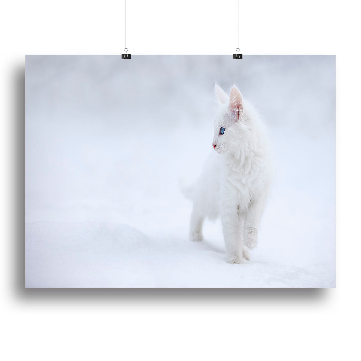 White as Snow Canvas Print or Poster - 1x - 2