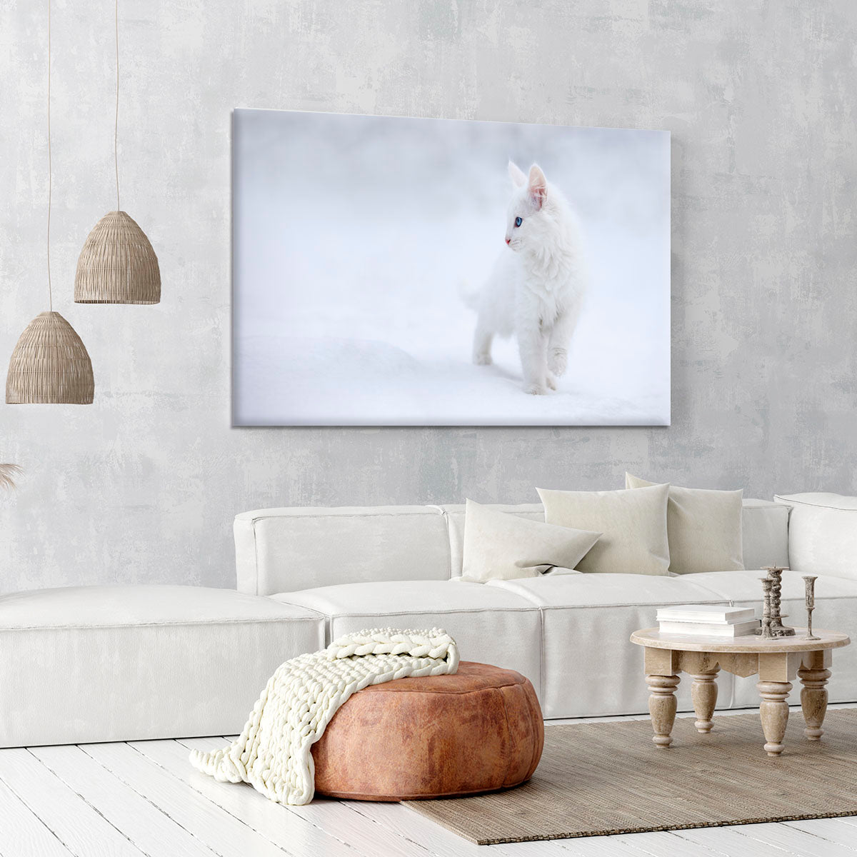 White as Snow Canvas Print or Poster - 1x - 6