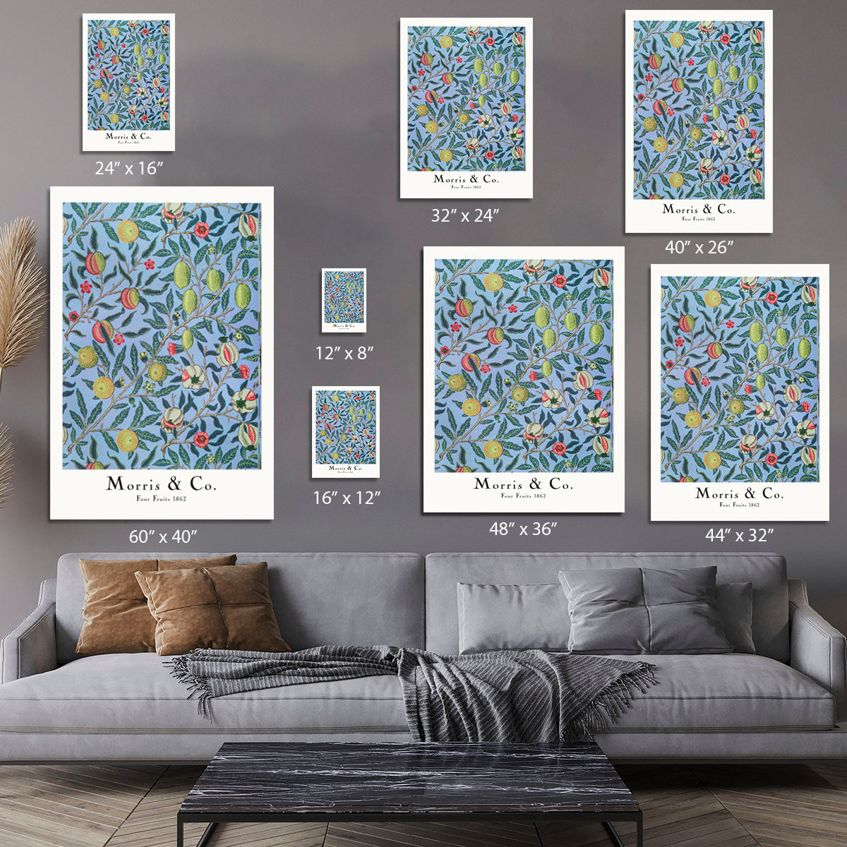 William Morris Four Fruits Canvas Print or Poster - Canvas Art Rocks - 7