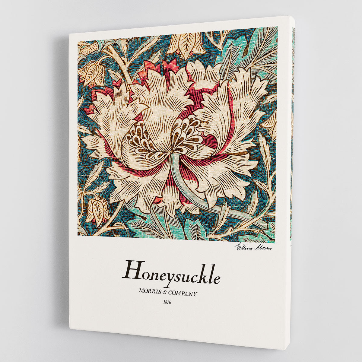 William Morris Honeysuckle Canvas Print or Poster - Canvas Art Rocks - 1