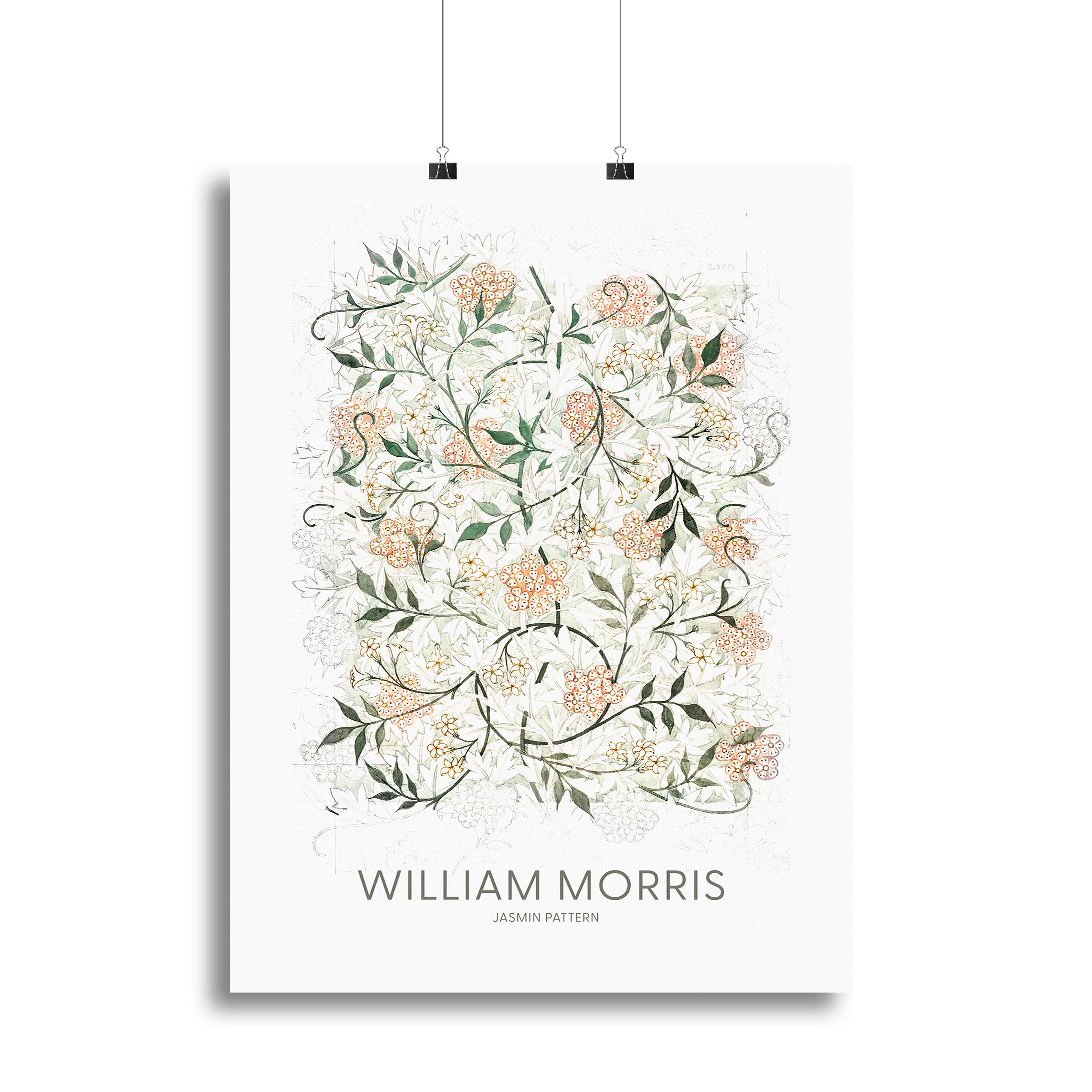 William Morris Jasmine Canvas Print or Poster - Canvas Art Rocks - 2