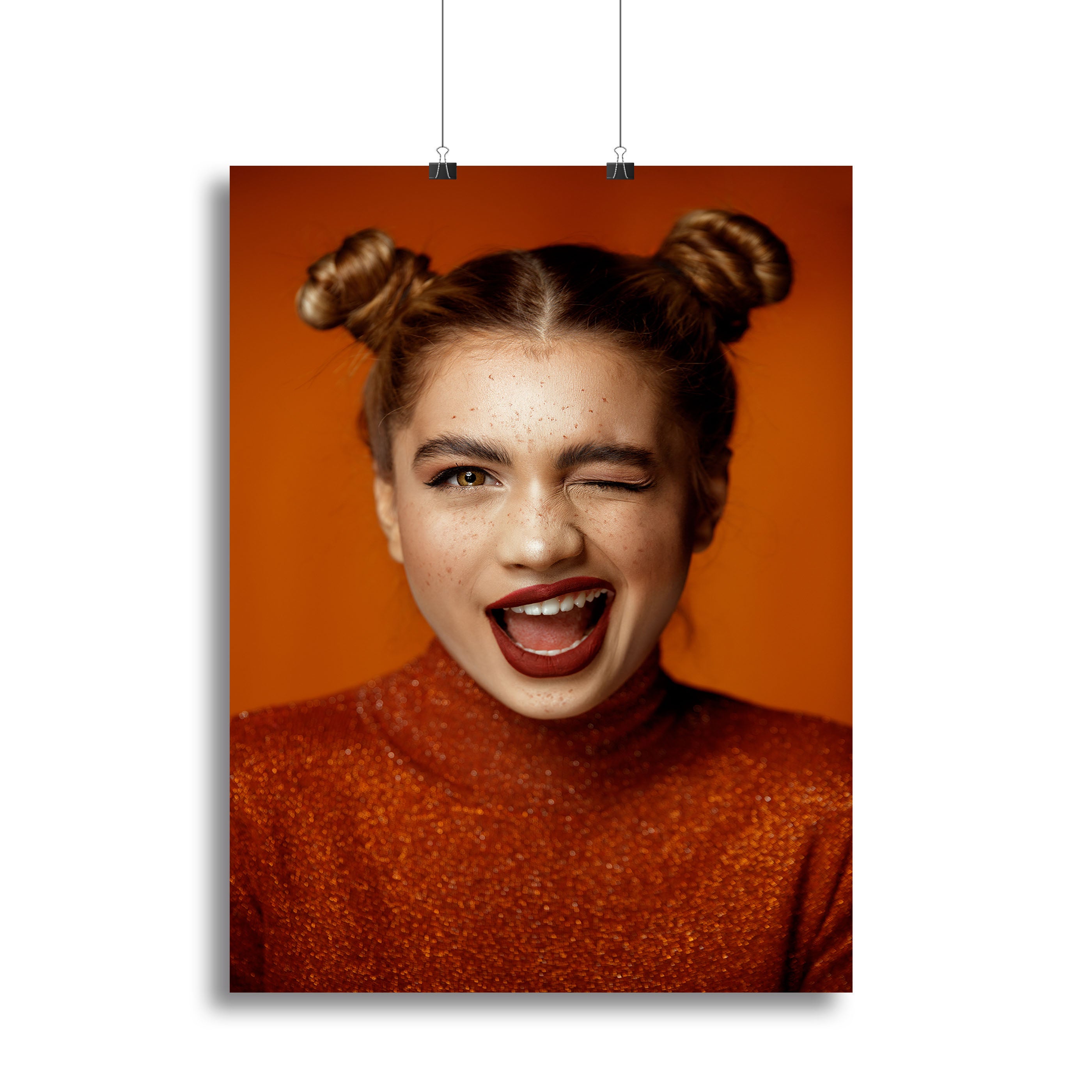 Winky Canvas Print or Poster - 1x - 2