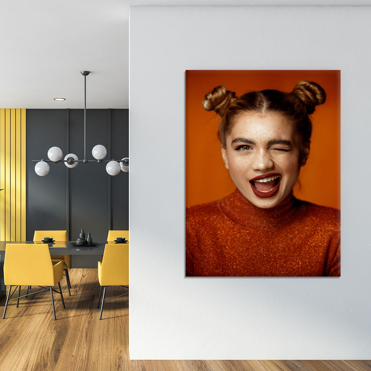 Winky Canvas Print or Poster - 1x - 4