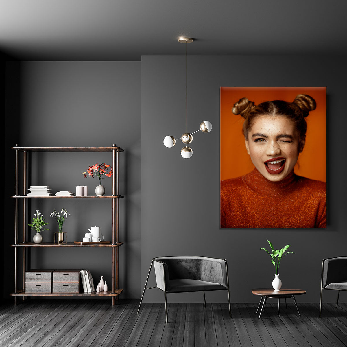 Winky Canvas Print or Poster - 1x - 5