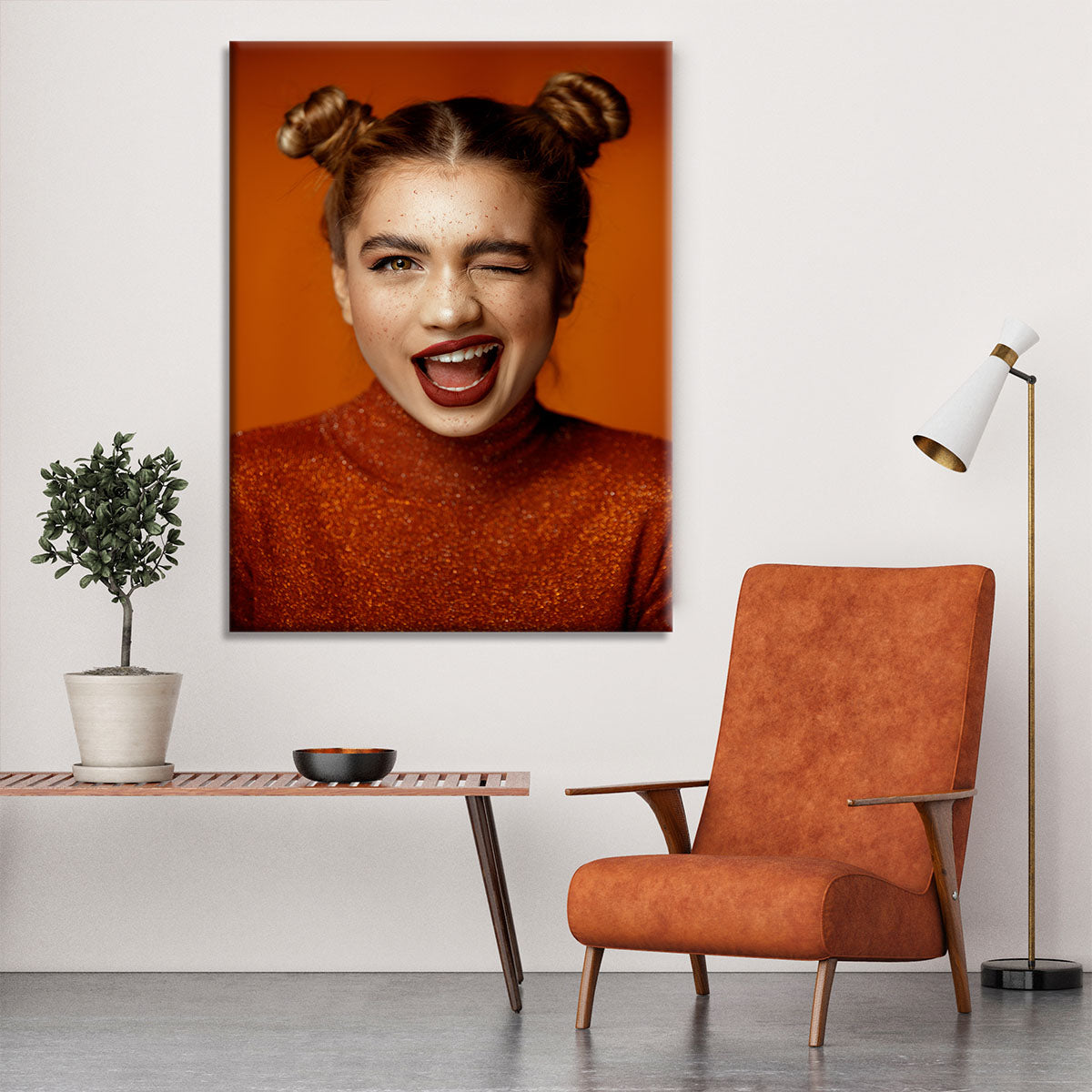 Winky Canvas Print or Poster - 1x - 6