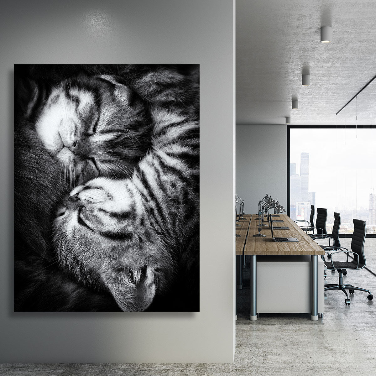 Yin and Yang Canvas Print or Poster - 1x - 3