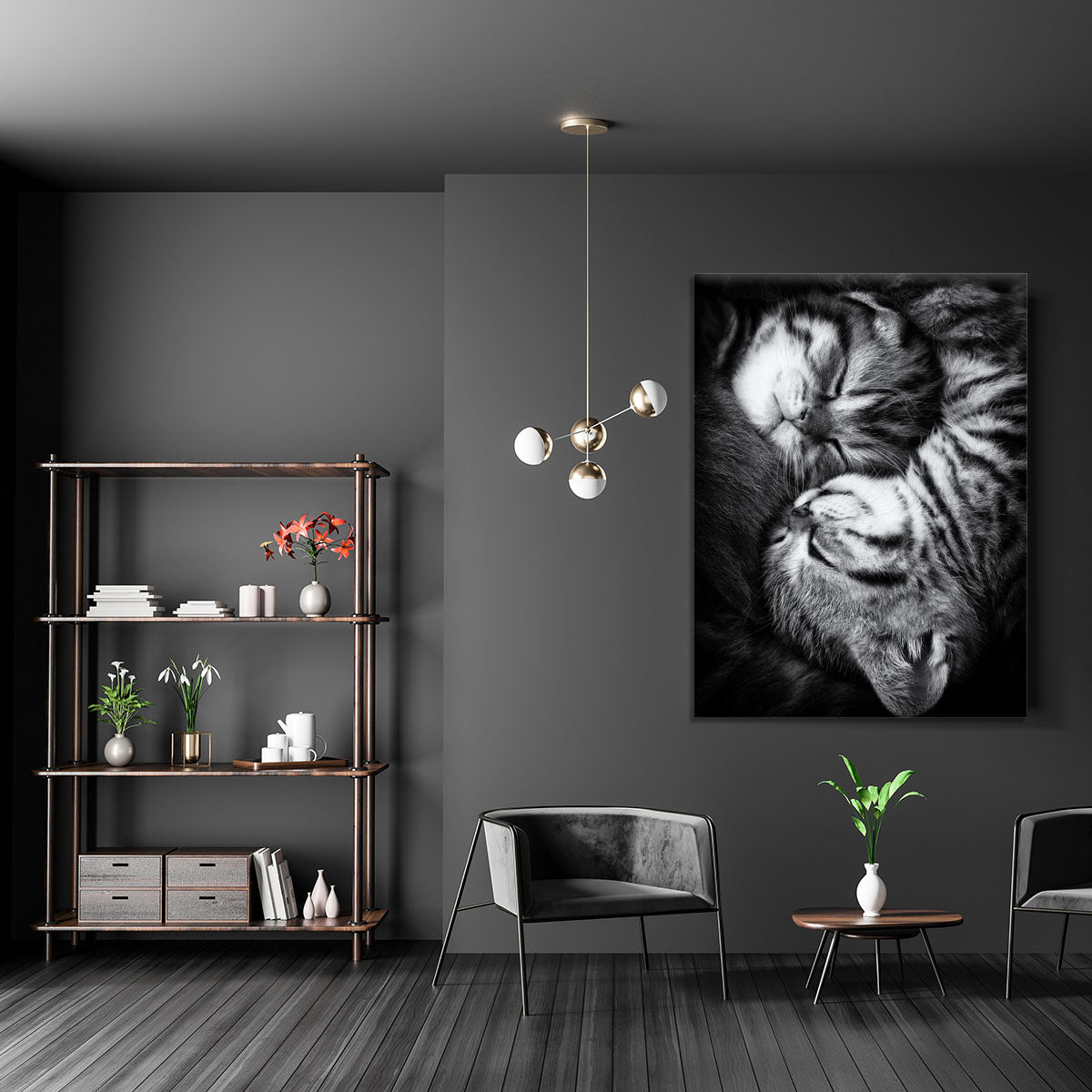 Yin and Yang Canvas Print or Poster - 1x - 5