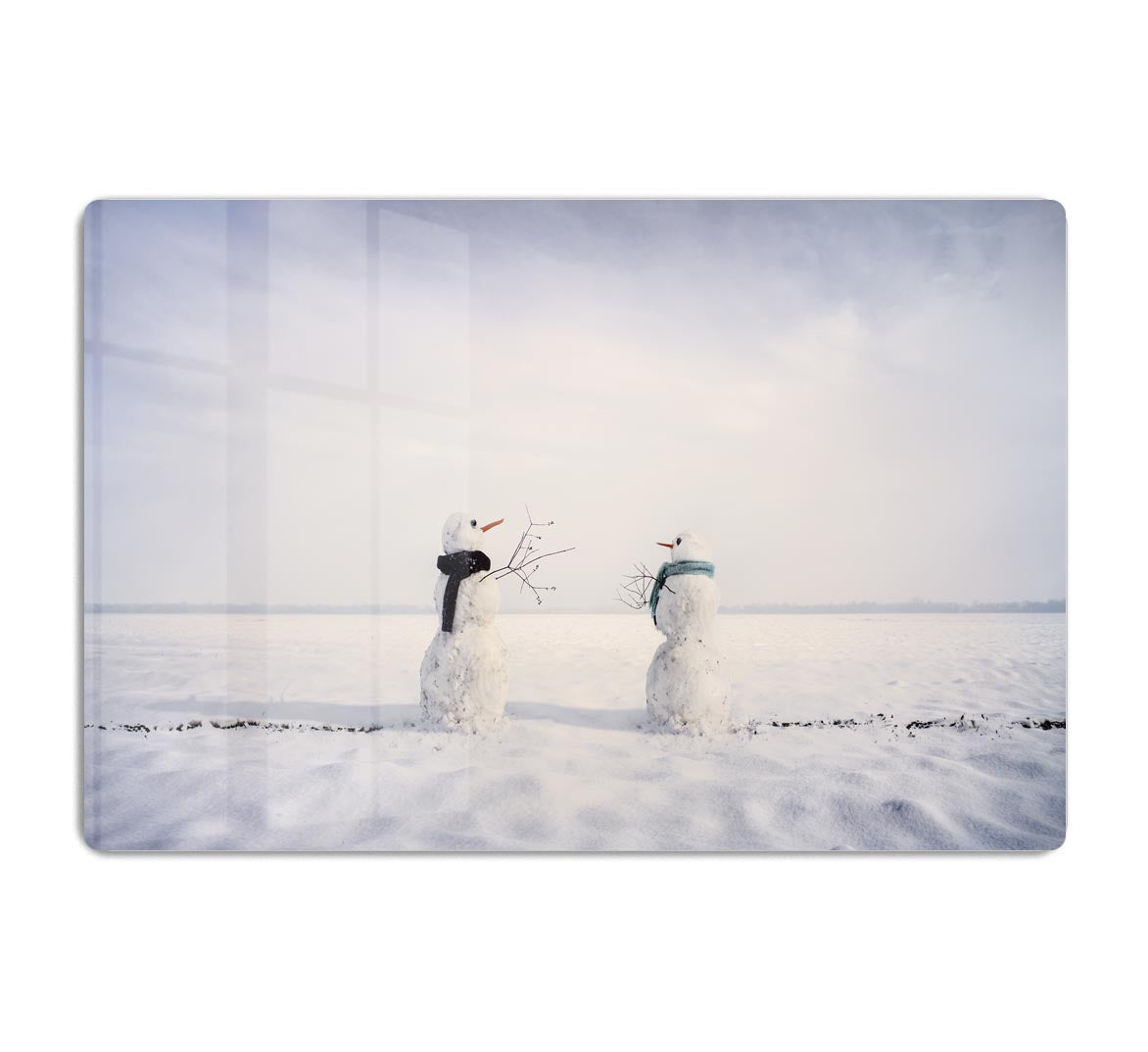 You and I Snowmen Acrylic Block - 1x - 1
