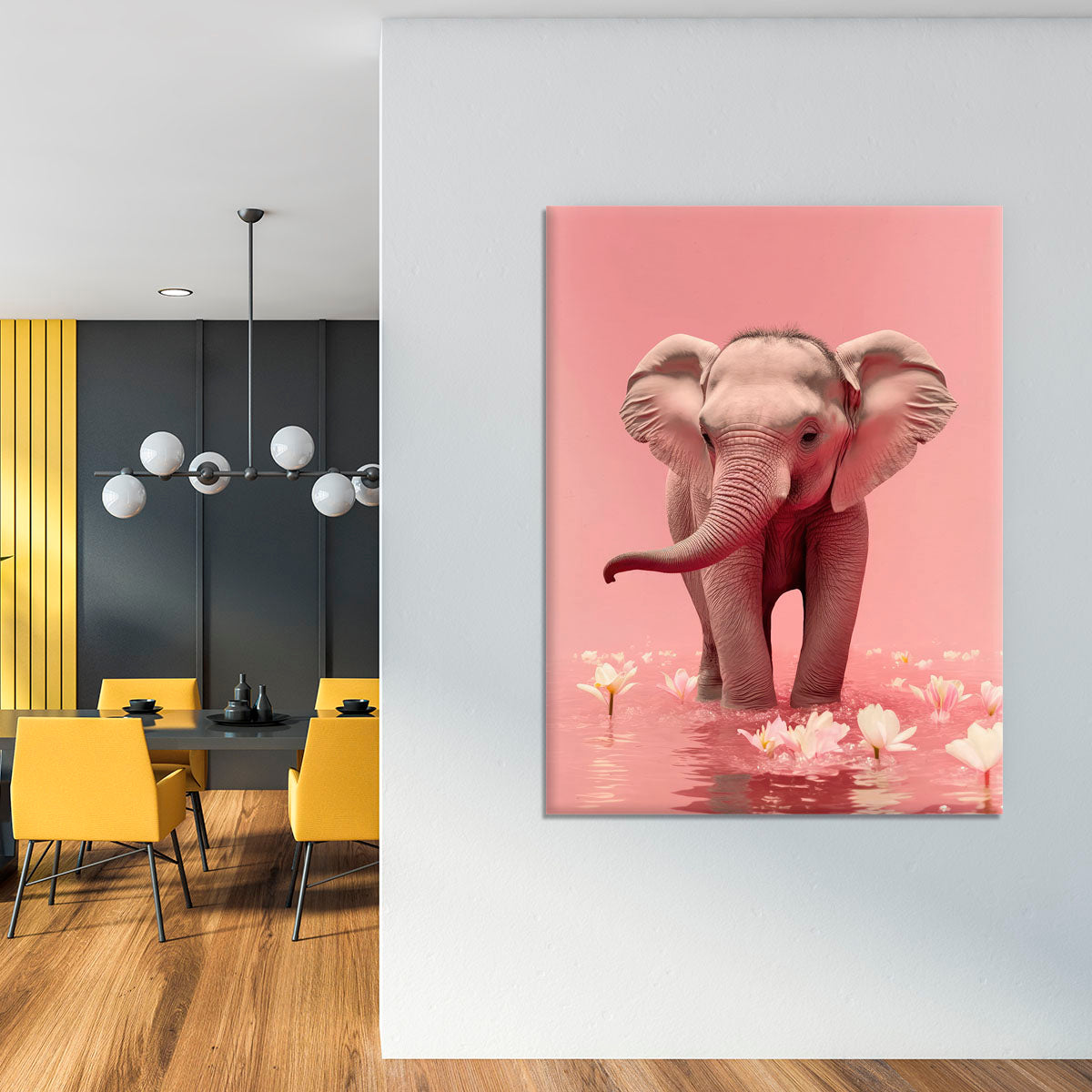 Young Elephant Canvas Print or Poster - 1x - 4