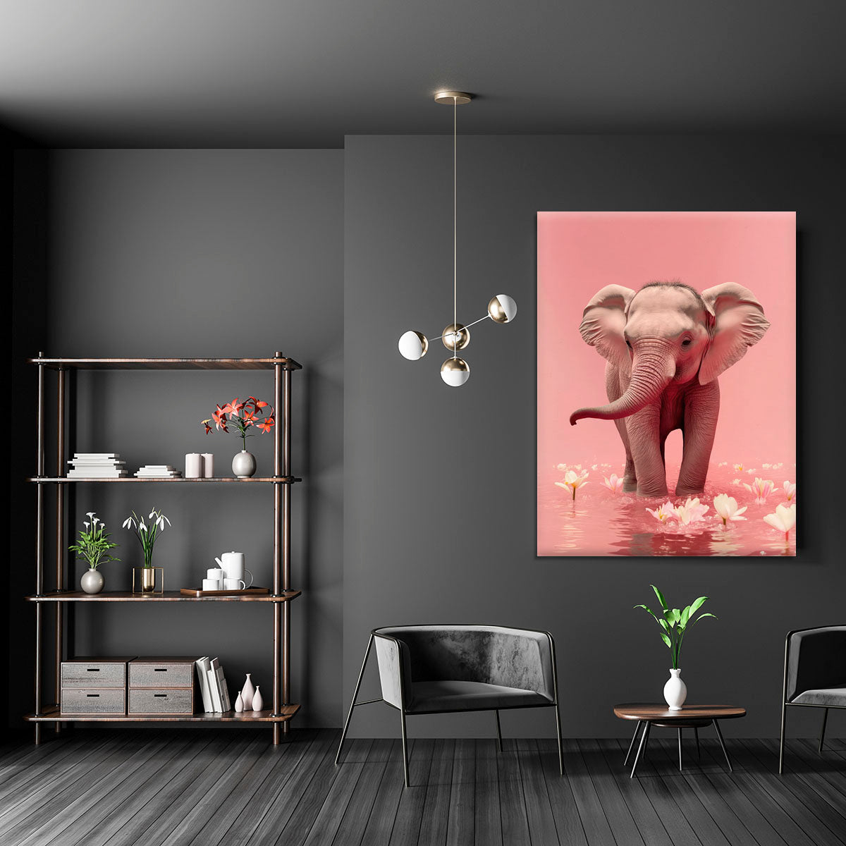 Young Elephant Canvas Print or Poster - 1x - 5