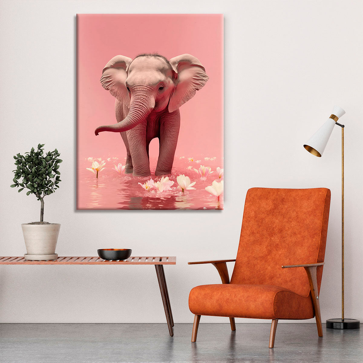 Young Elephant Canvas Print or Poster - 1x - 6