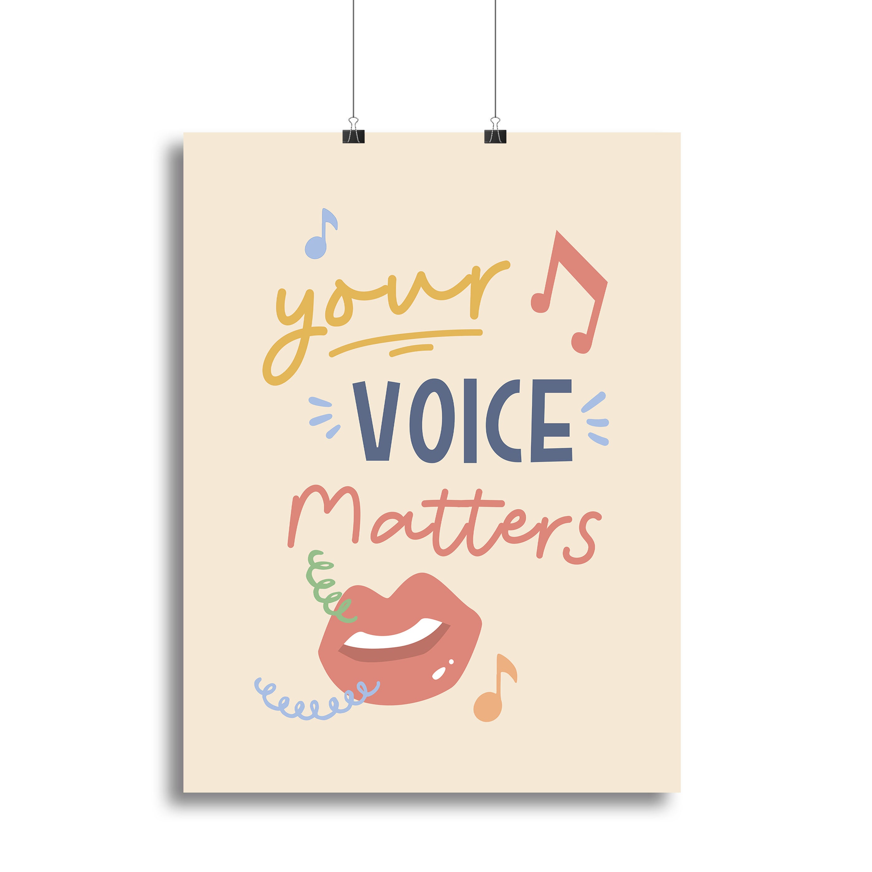 Your Voice Matters Canvas Print or Poster - Canvas Art Rocks - 2