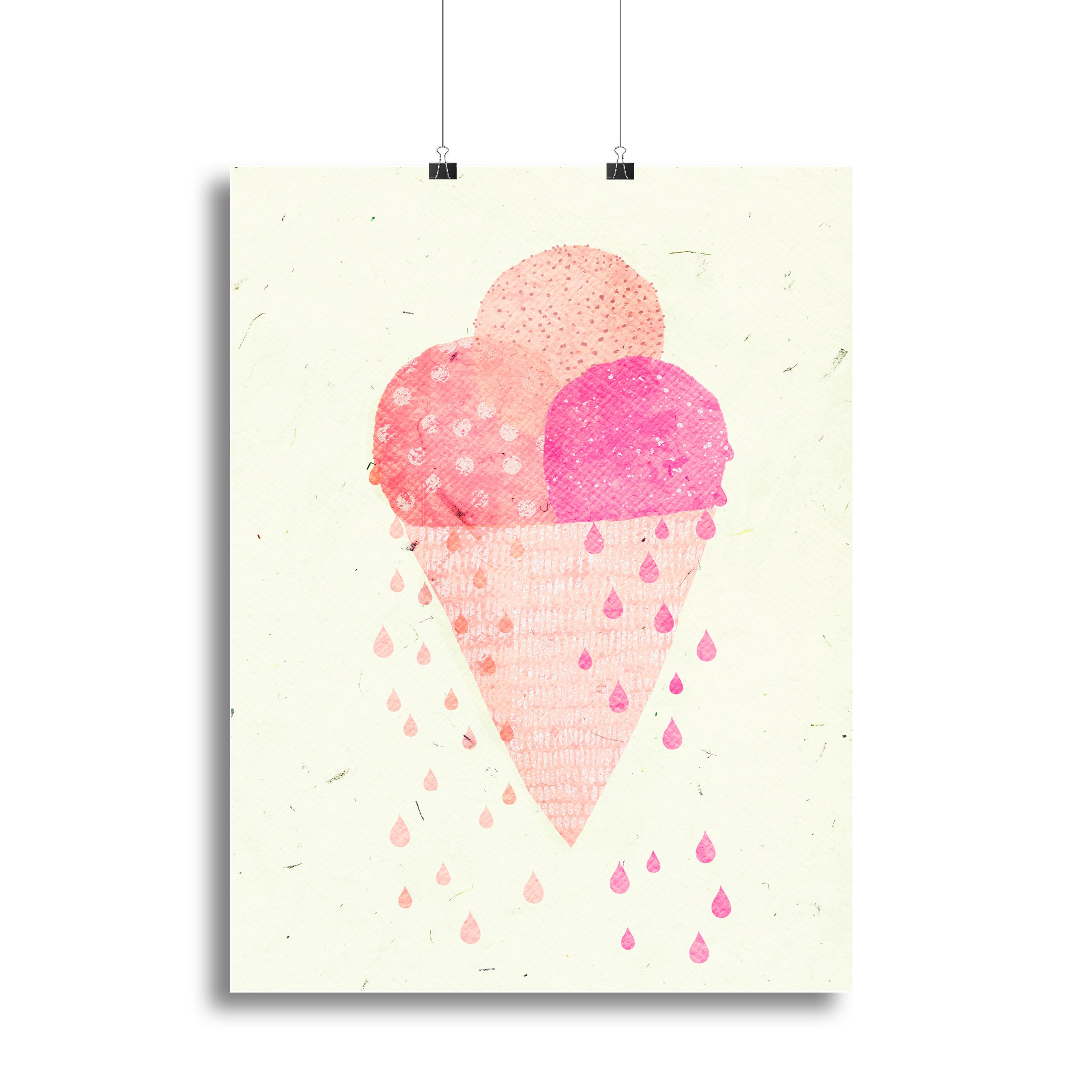 Yummy Ice Canvas Print or Poster - 1x - 2