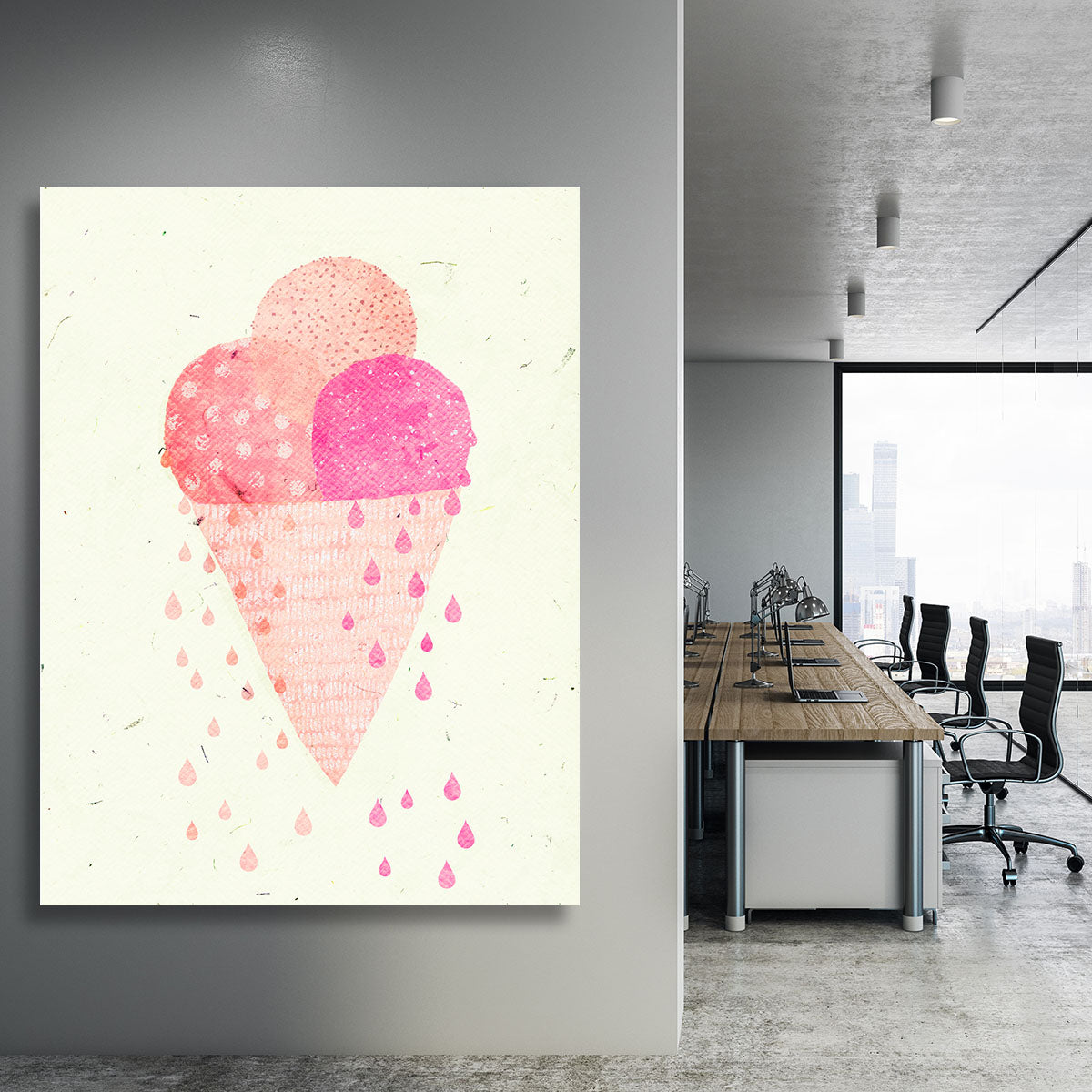 Yummy Ice Canvas Print or Poster - 1x - 3