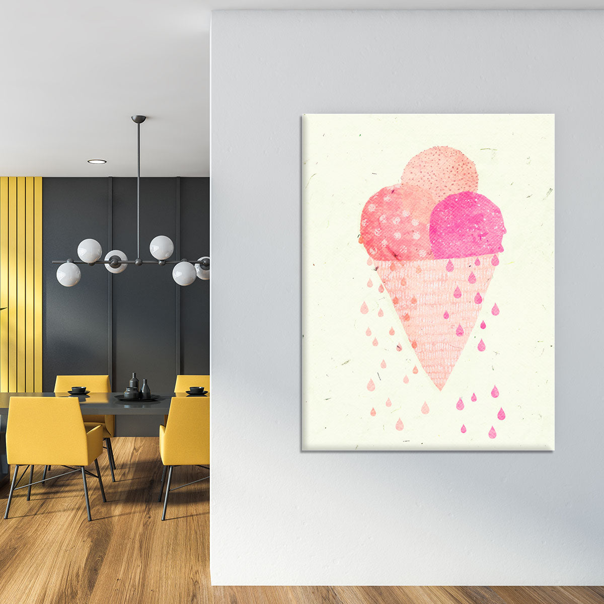 Yummy Ice Canvas Print or Poster - 1x - 4