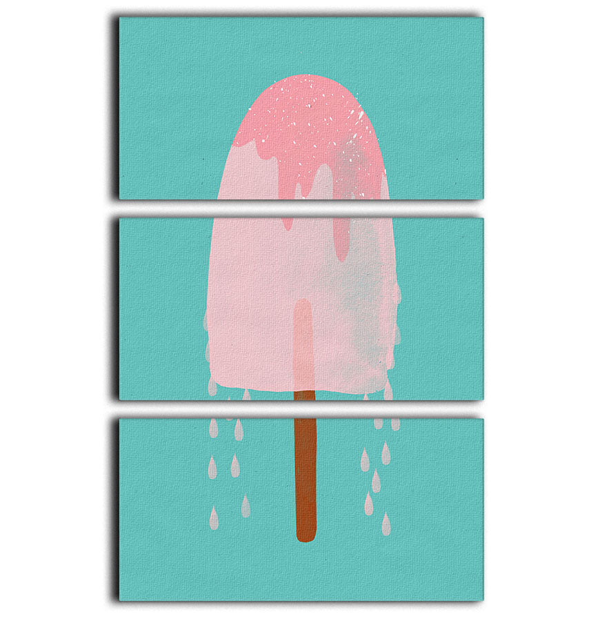 Yummy Ice Cream 3 Split Panel Canvas Print - 1x - 1