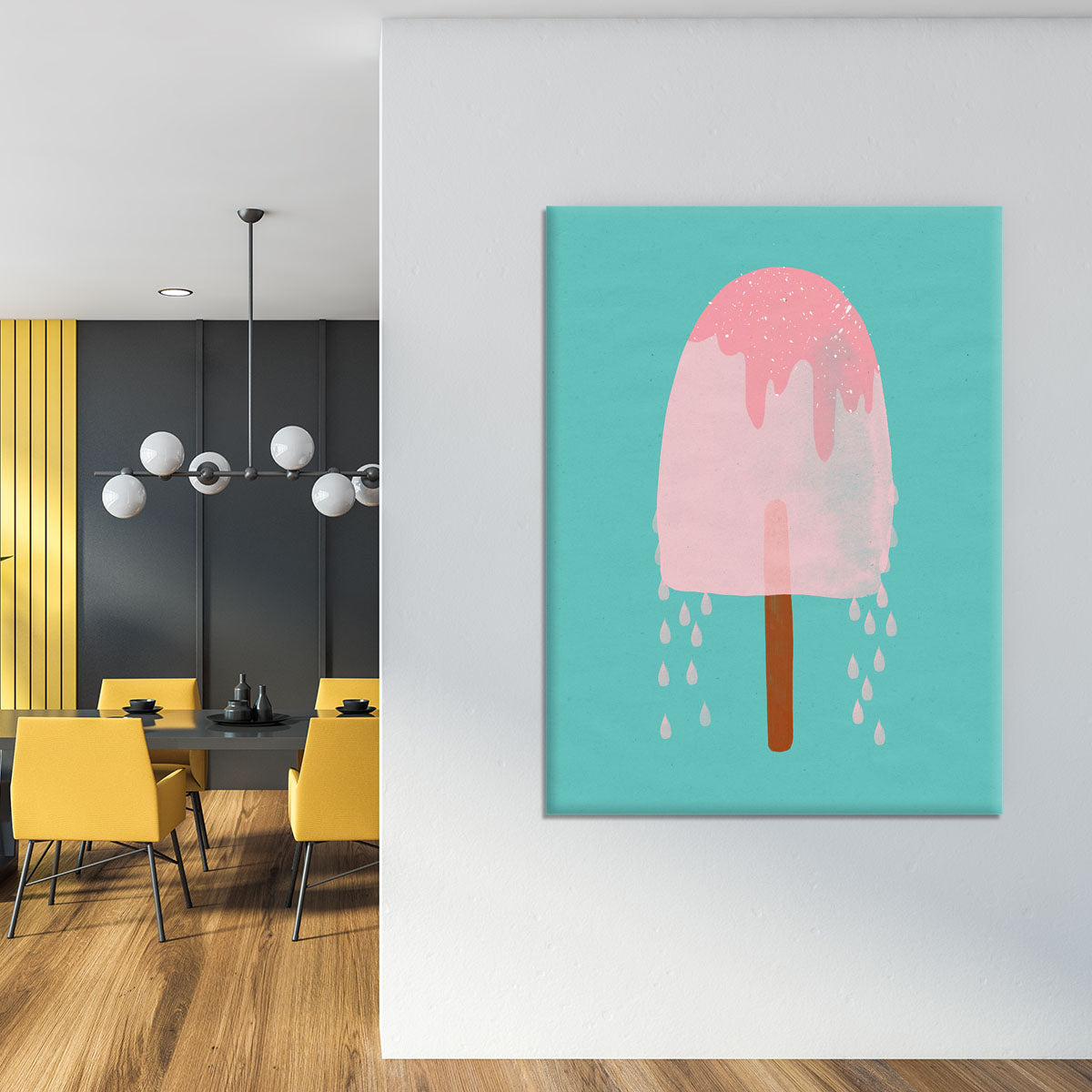 Yummy Ice Cream Canvas Print or Poster - 1x - 4