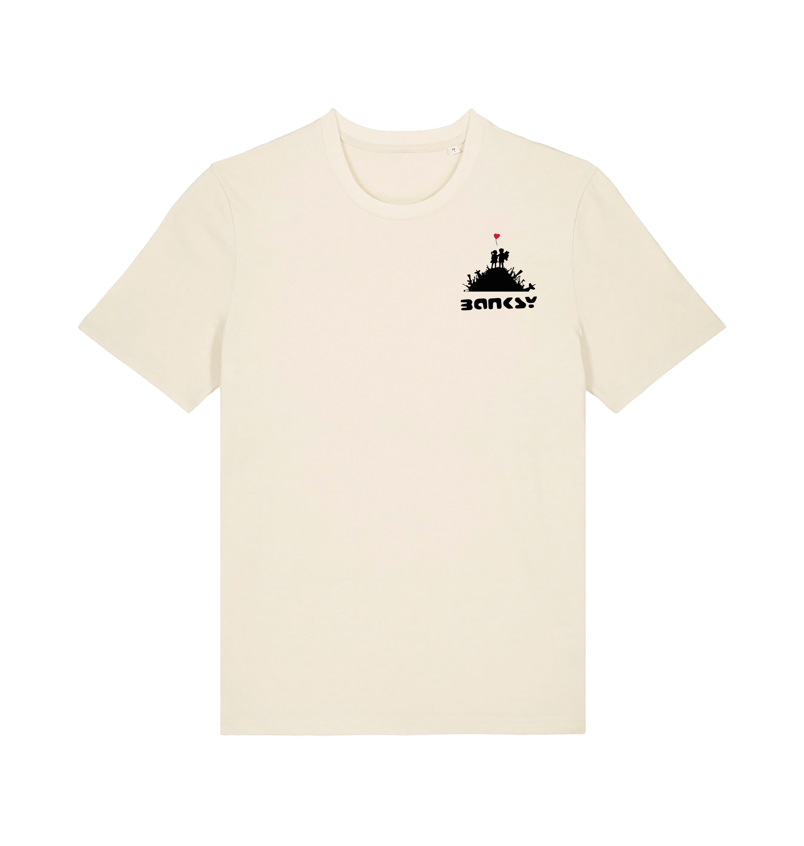 Natural Raw Printed T-shirt Front