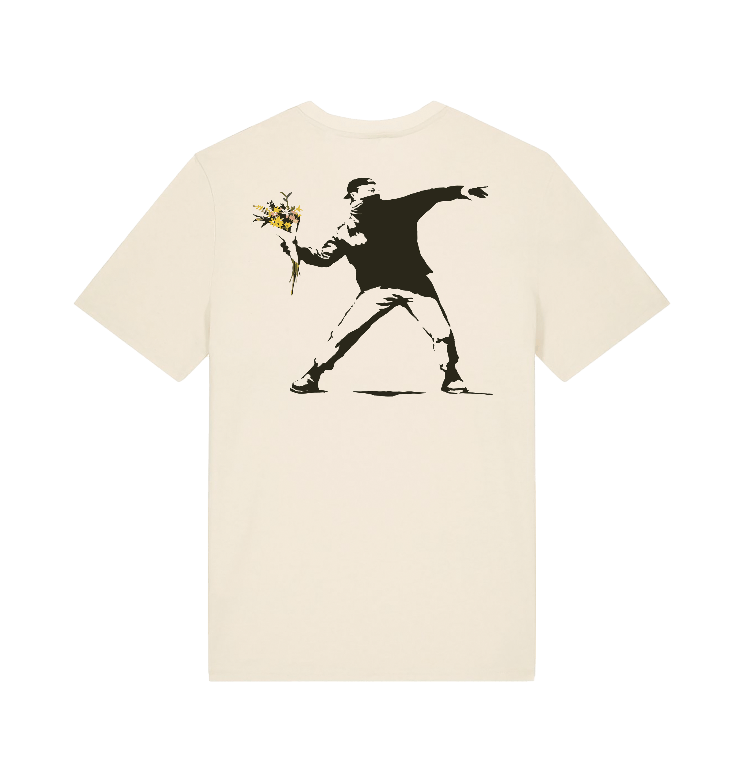 Natural Raw Printed T-shirt Back