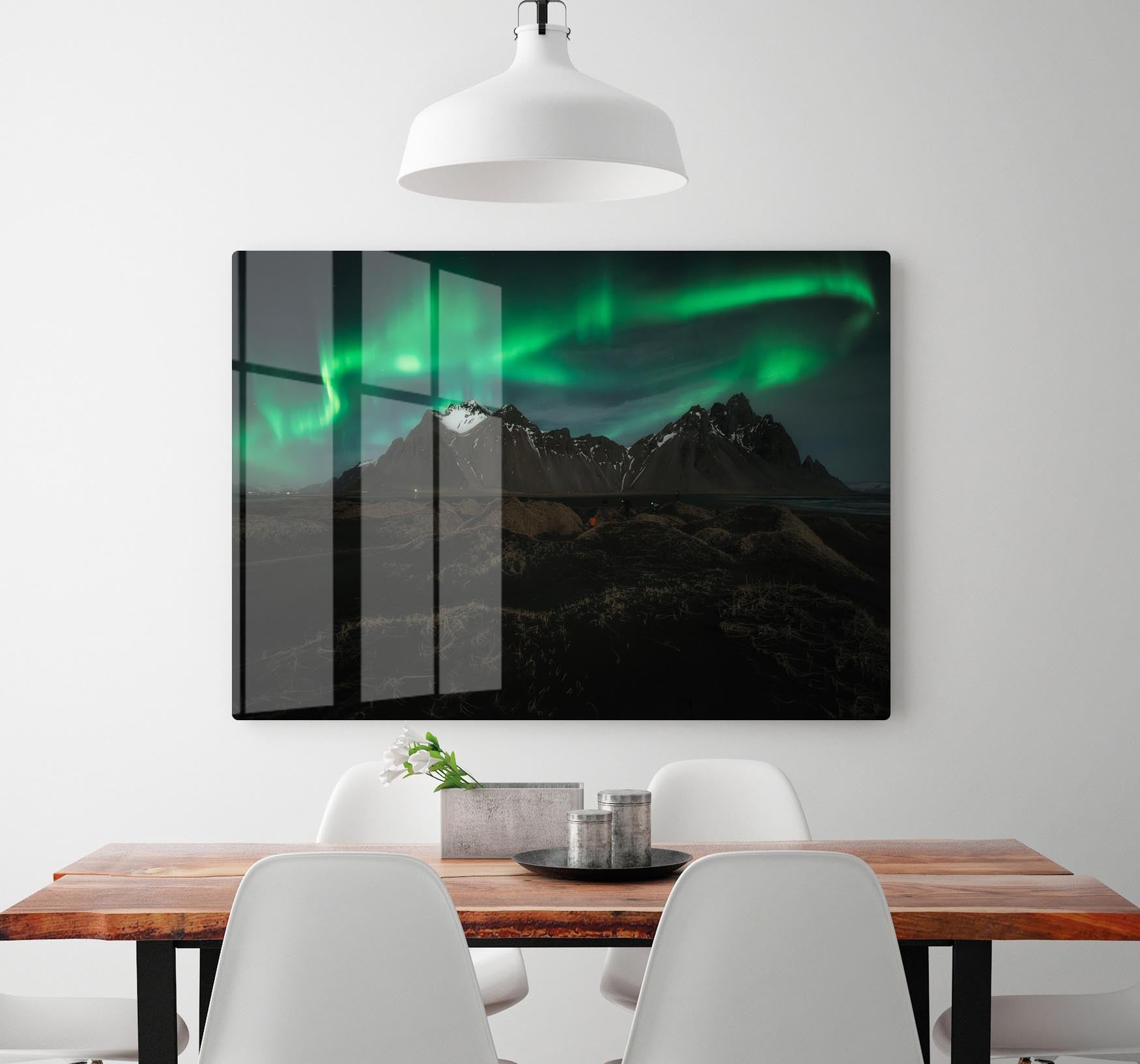 aurora borealis Acrylic Block - Canvas Art Rocks - 2