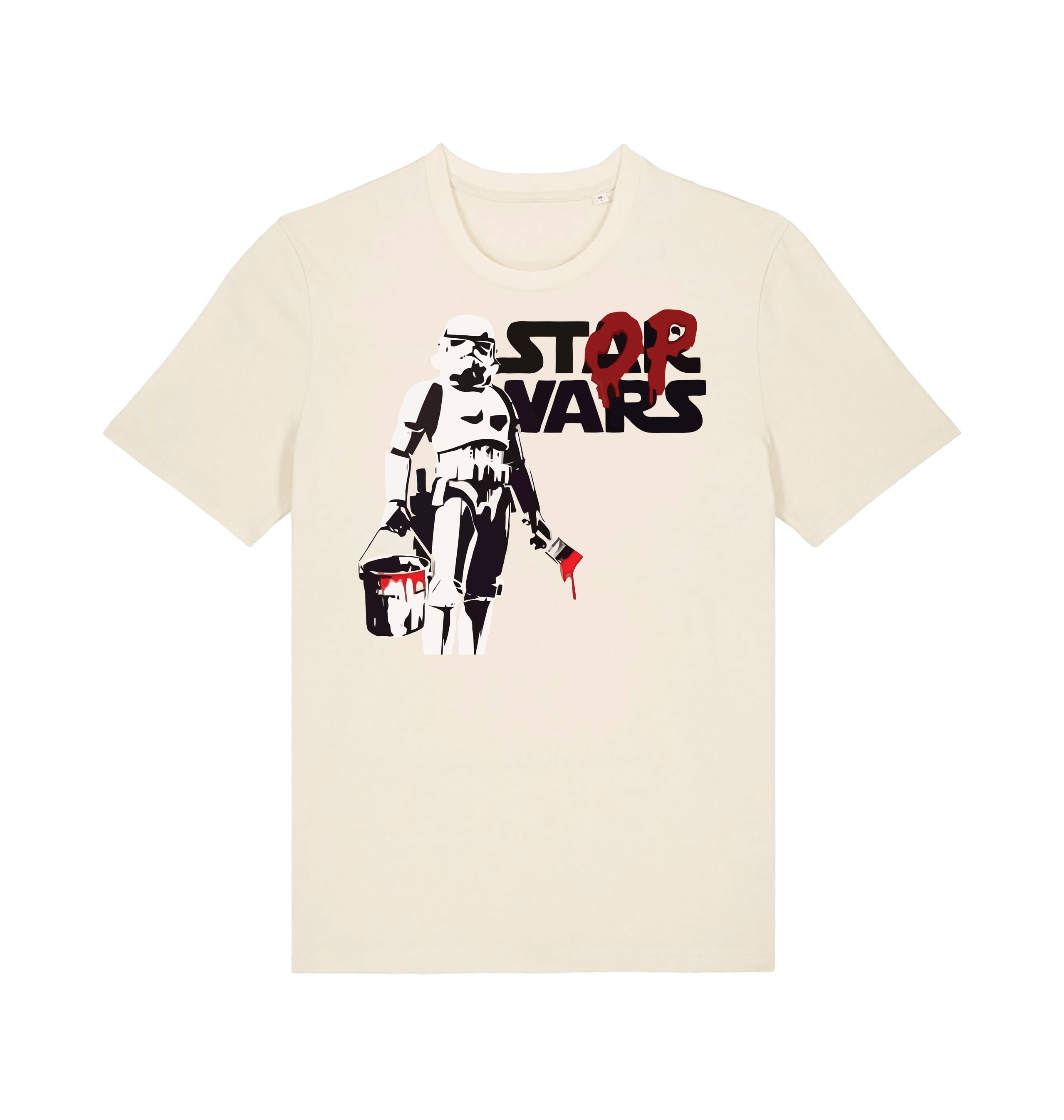 Natural Raw Printed T-shirt Front