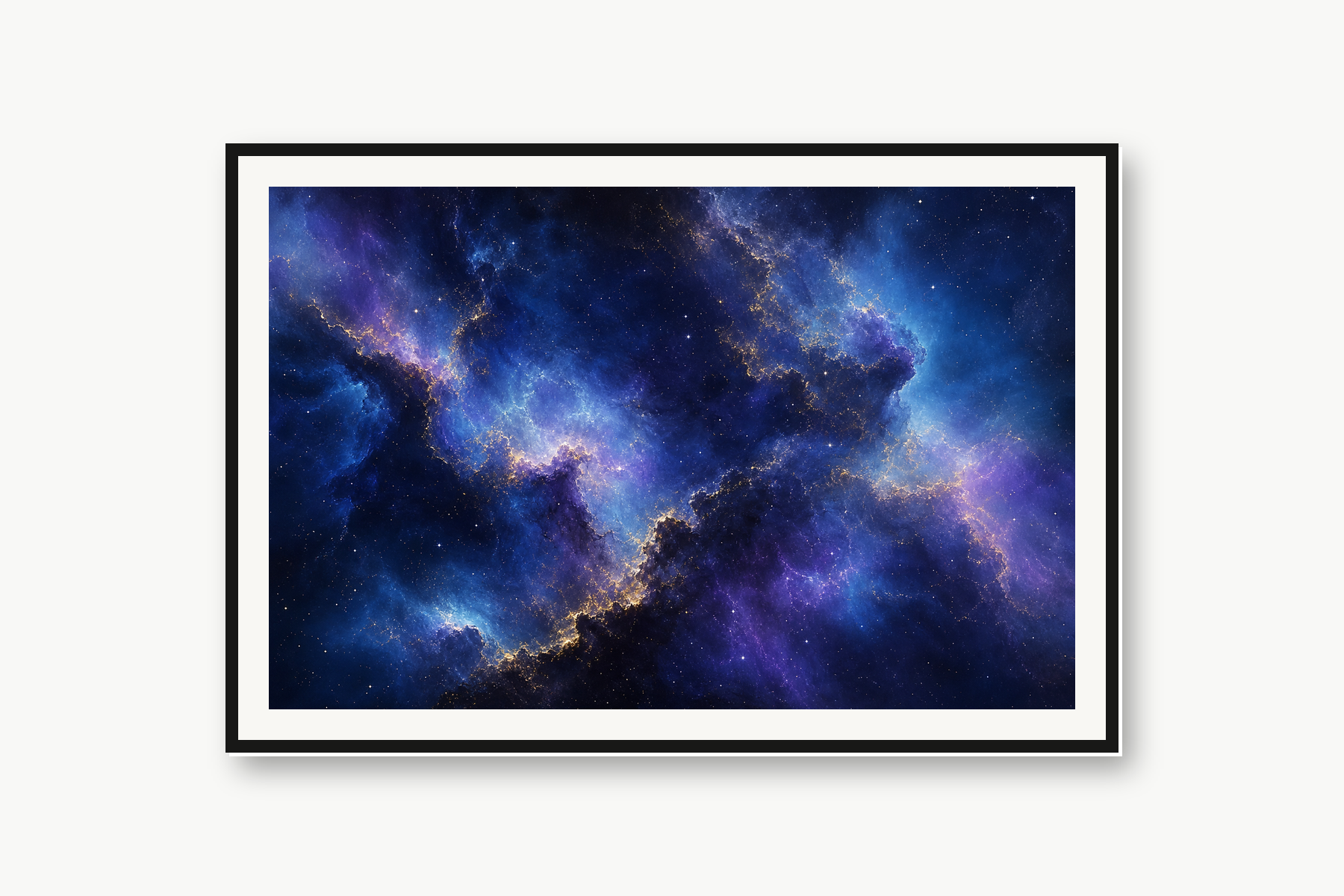 Deep Space Nebula Framed Print or Poster