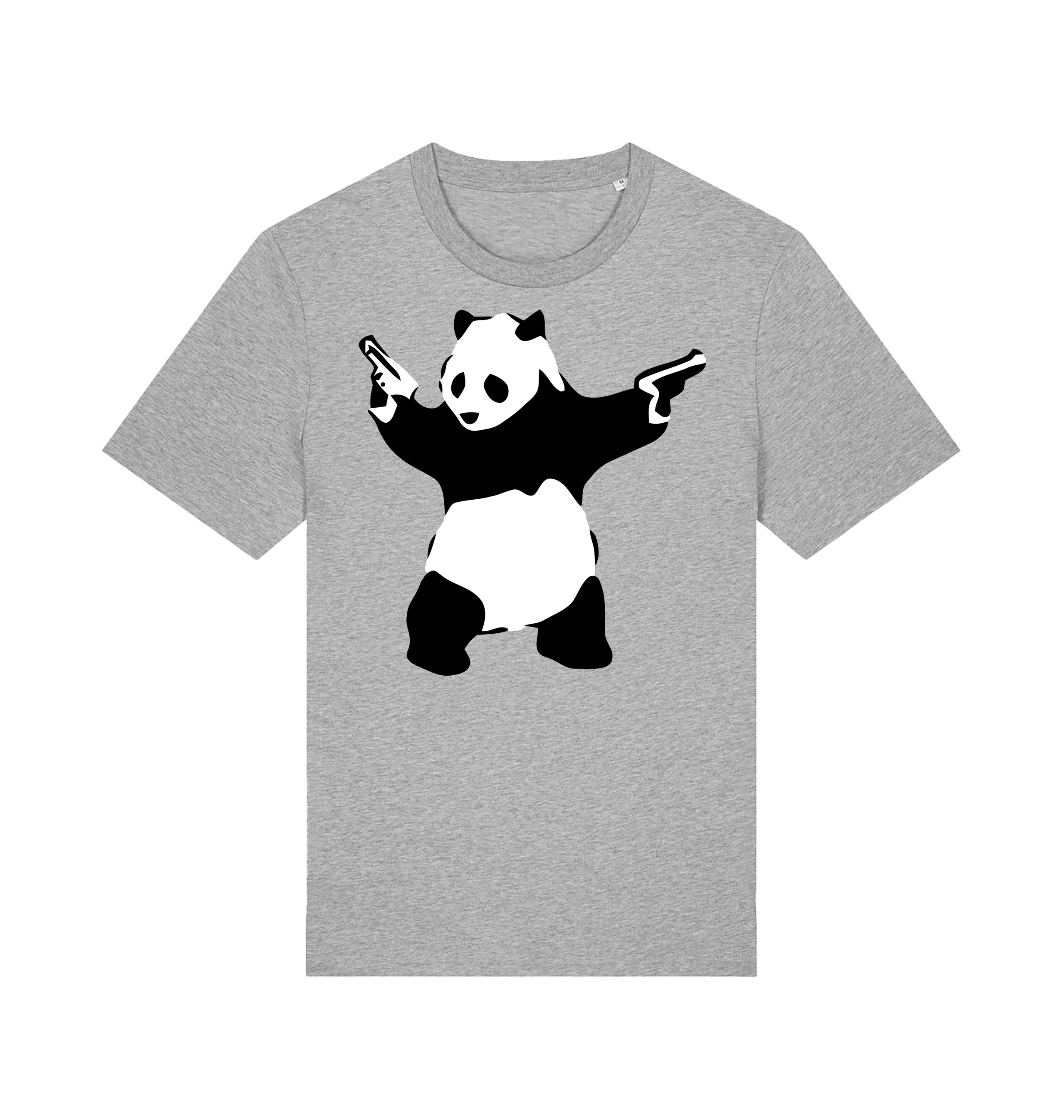 Heather Grey Printed T-shirt Front