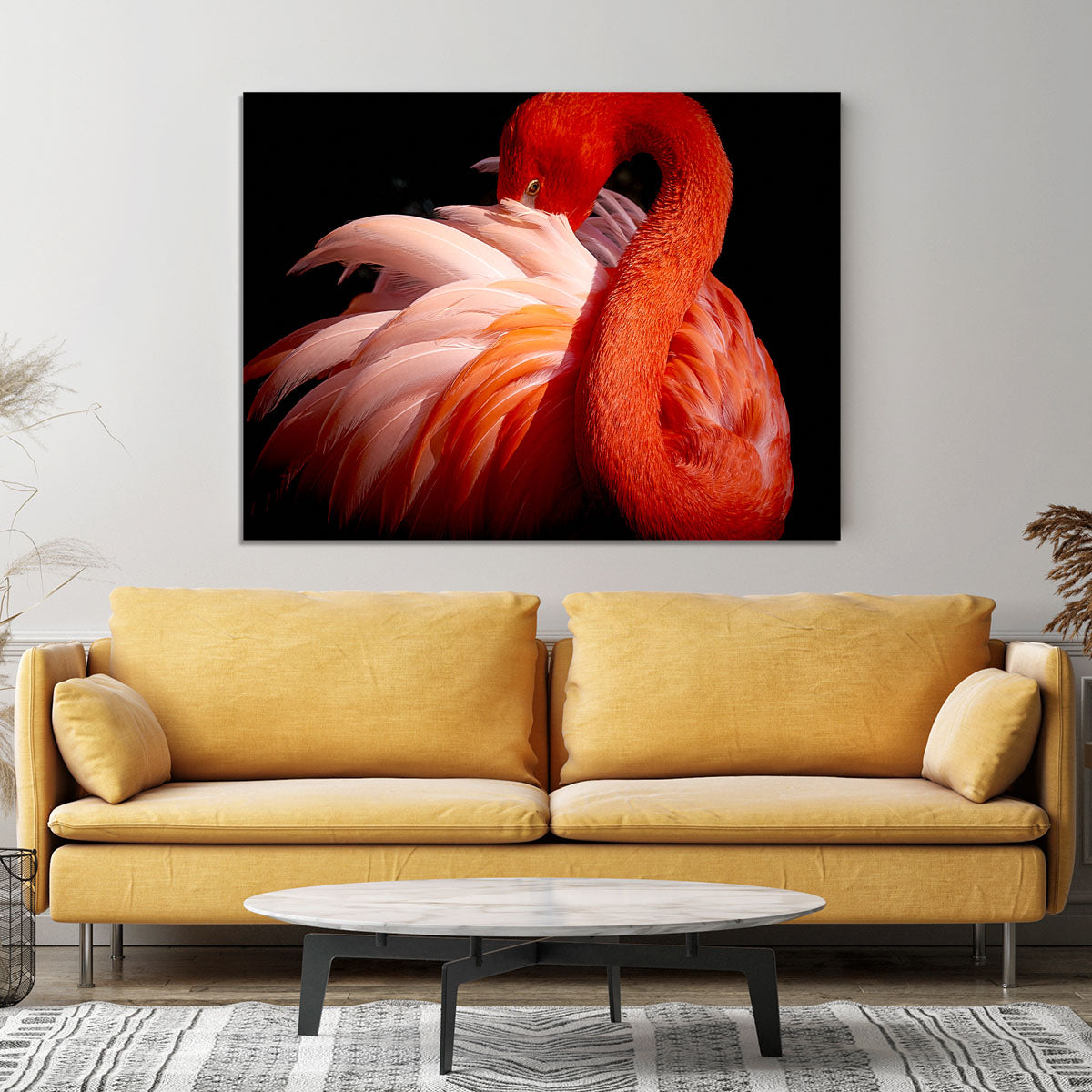 flamingo Canvas Print or Poster - 1x - 4