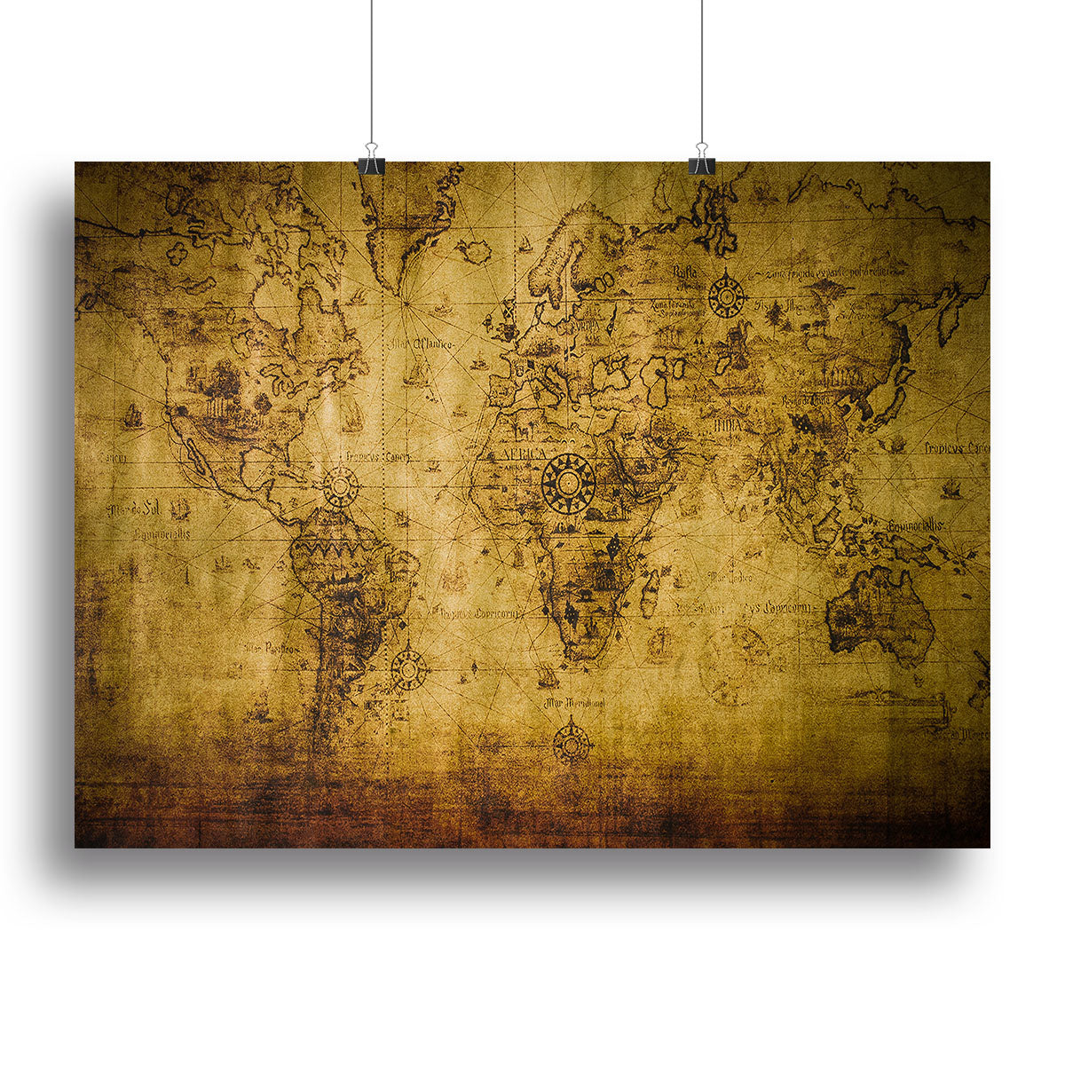 old map Poster - Unframed