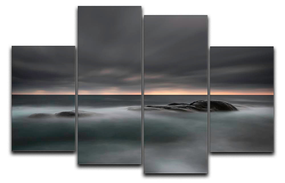 Tranquility 4 Split Panel Canvas - Canvas Art Rocks - 1