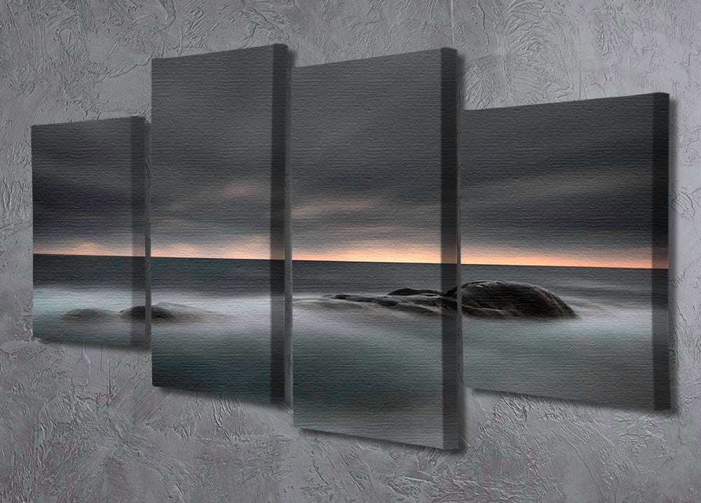 Tranquility 4 Split Panel Canvas - Canvas Art Rocks - 2