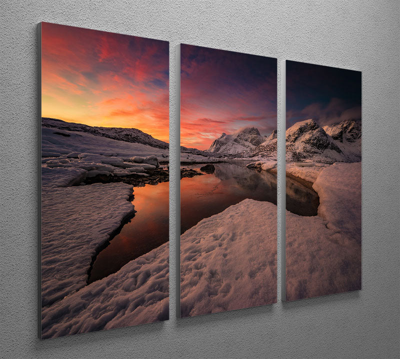 Good Morning 3 Split Panel Canvas Print - Canvas Art Rocks - 2