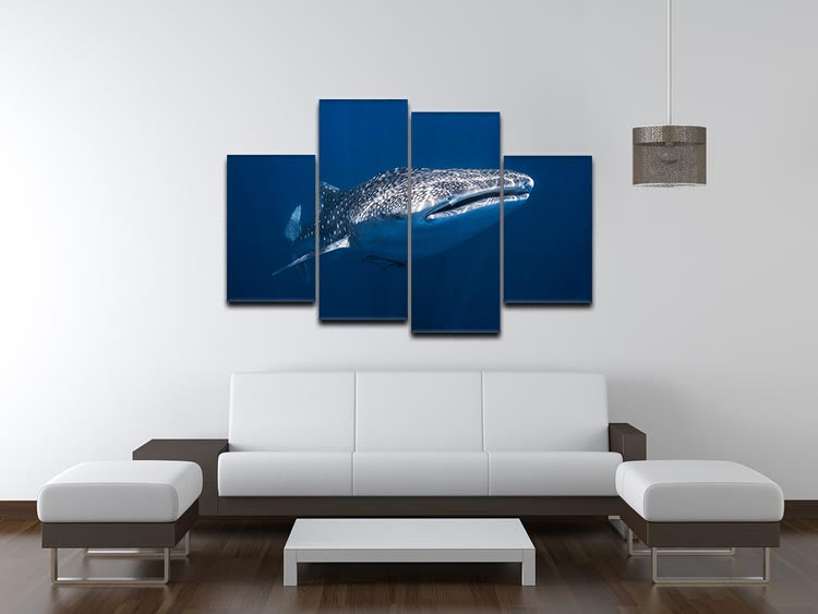 Whale Shark 4 Split Panel Canvas - Canvas Art Rocks - 3
