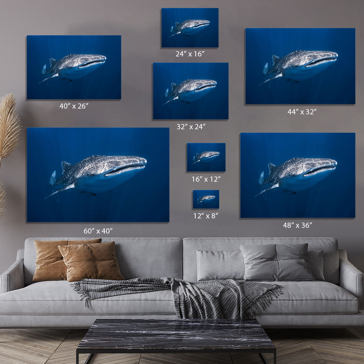 Whale Shark Canvas Print or Poster - Canvas Art Rocks - 7