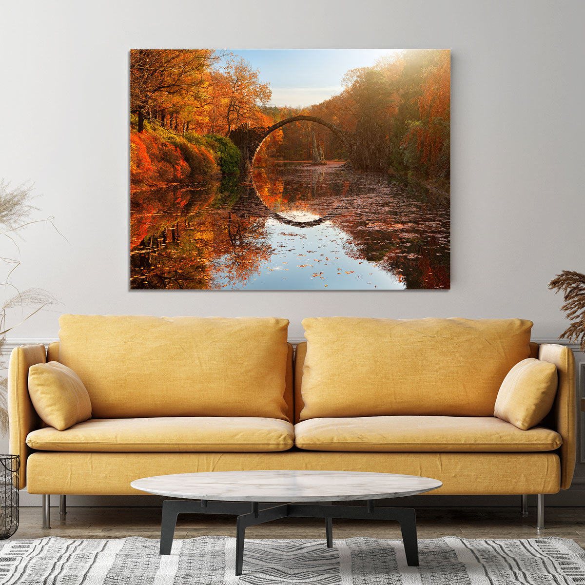 Autumn Lake Canvas Print or Poster - Canvas Art Rocks - 4