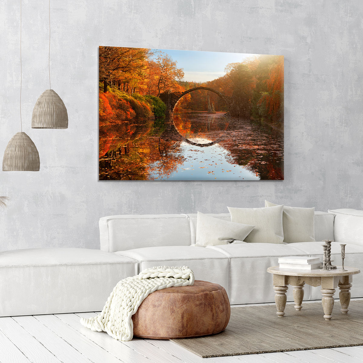 Autumn Lake Canvas Print or Poster - Canvas Art Rocks - 6
