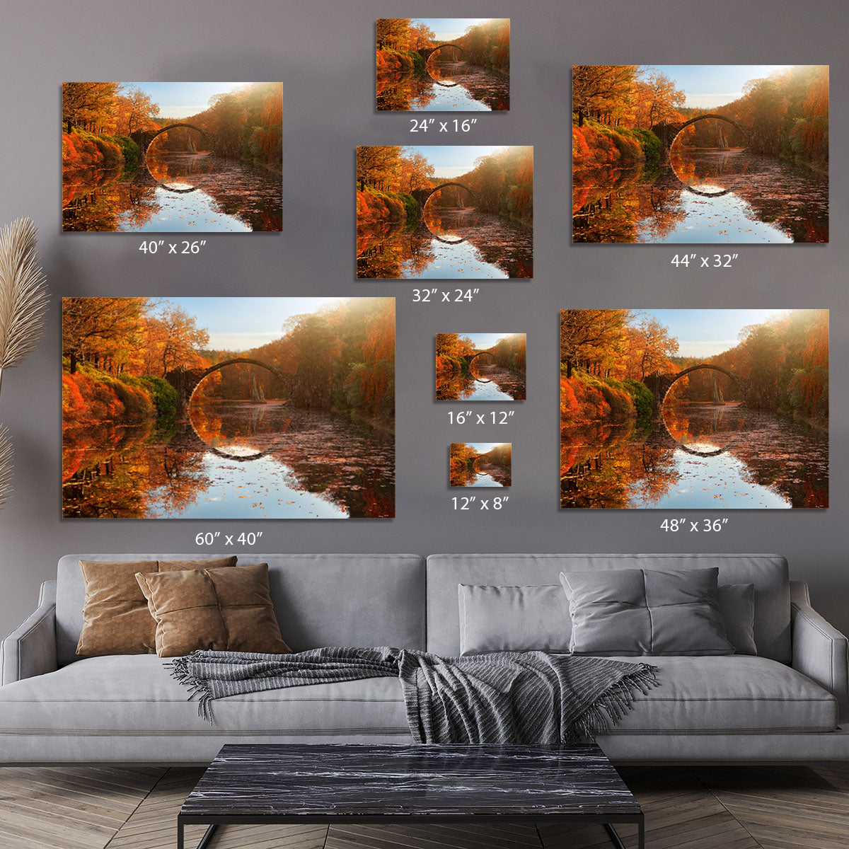 Autumn Lake Canvas Print or Poster - Canvas Art Rocks - 7