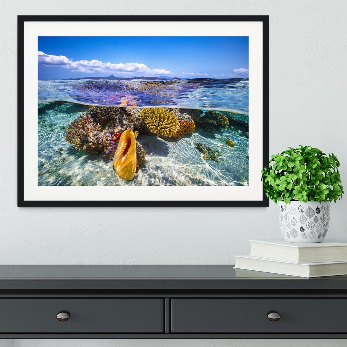 Lagoon Life Framed Print - Canvas Art Rocks - 1
