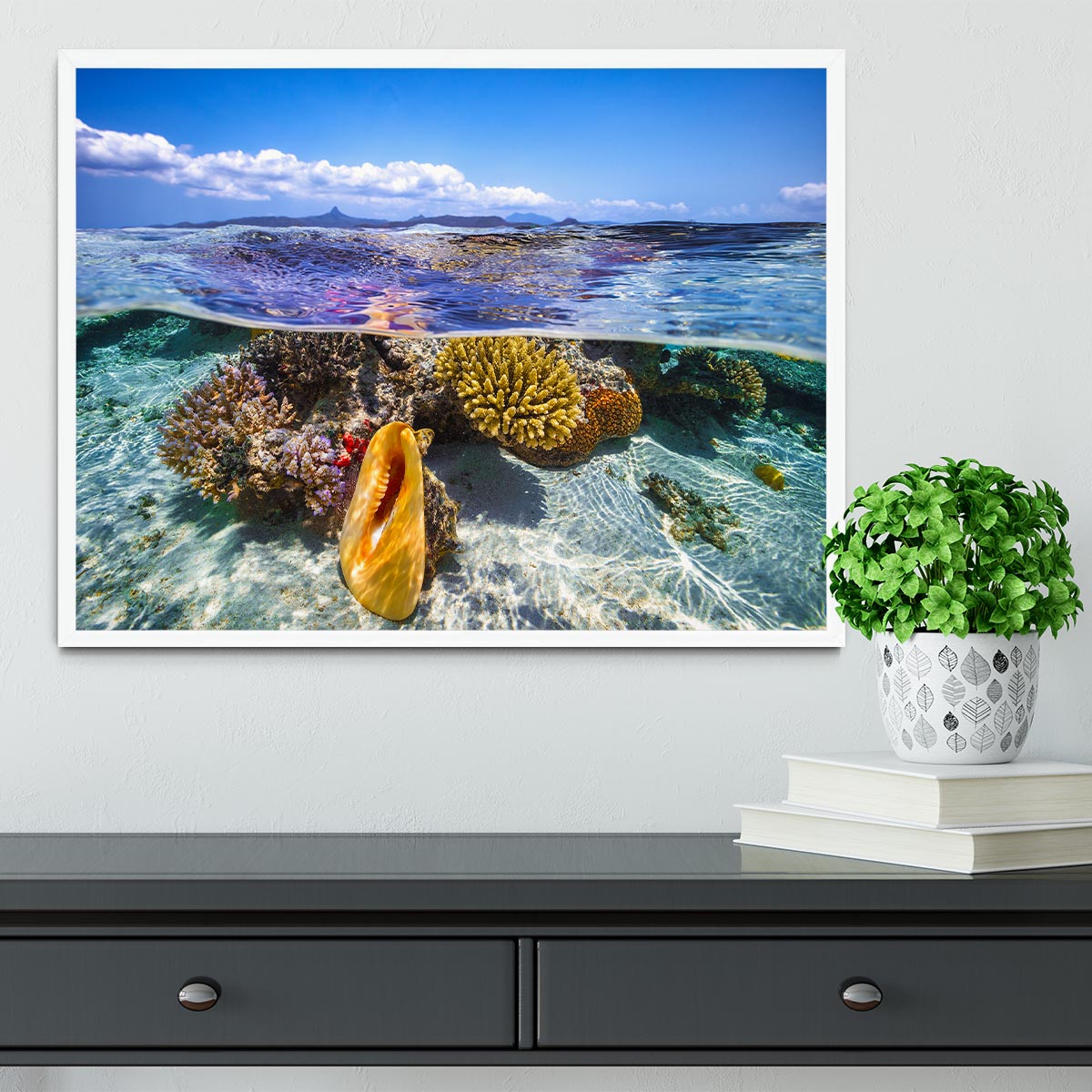 Lagoon Life Framed Print - Canvas Art Rocks -6