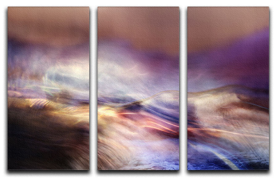 Wild River 3 Split Panel Canvas Print - Canvas Art Rocks - 1