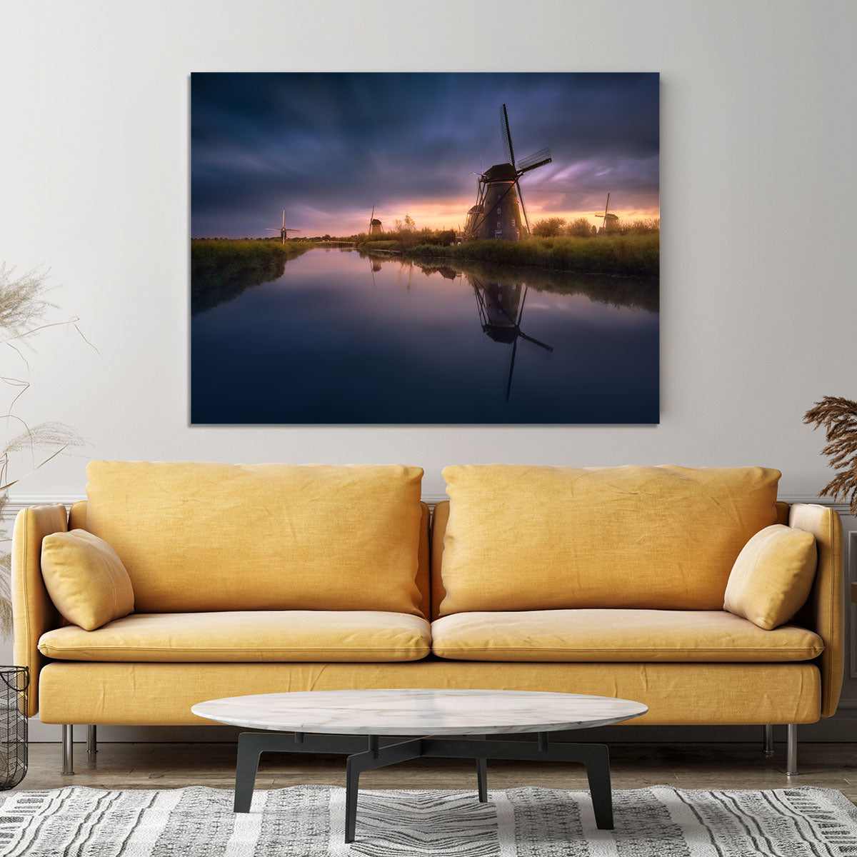 Kinderdijk Windmills Canvas Print or Poster - Canvas Art Rocks - 4