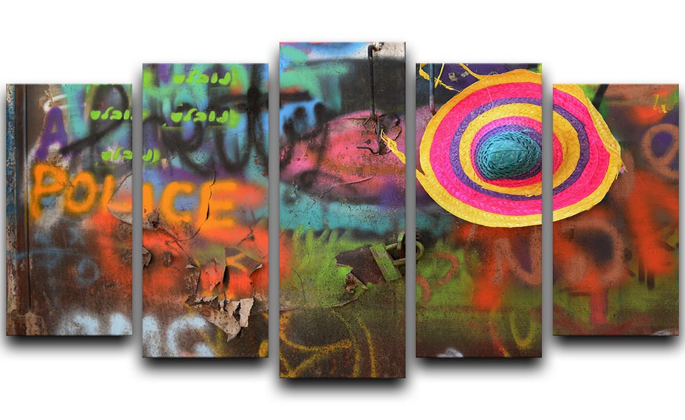 Street Colors 5 Split Panel Canvas - Canvas Art Rocks - 1
