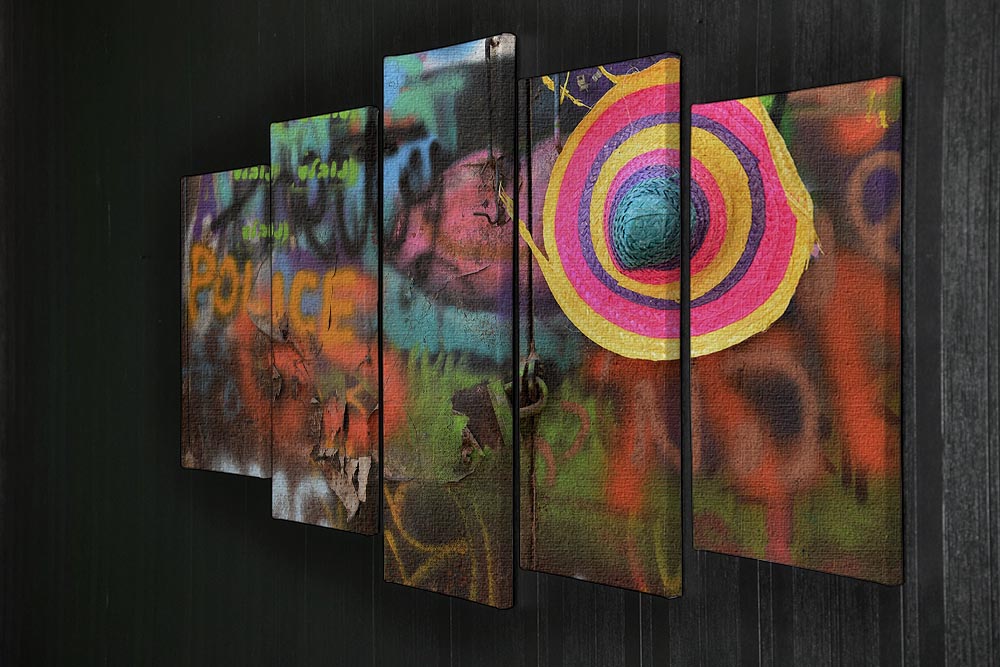 Street Colors 5 Split Panel Canvas - Canvas Art Rocks - 2